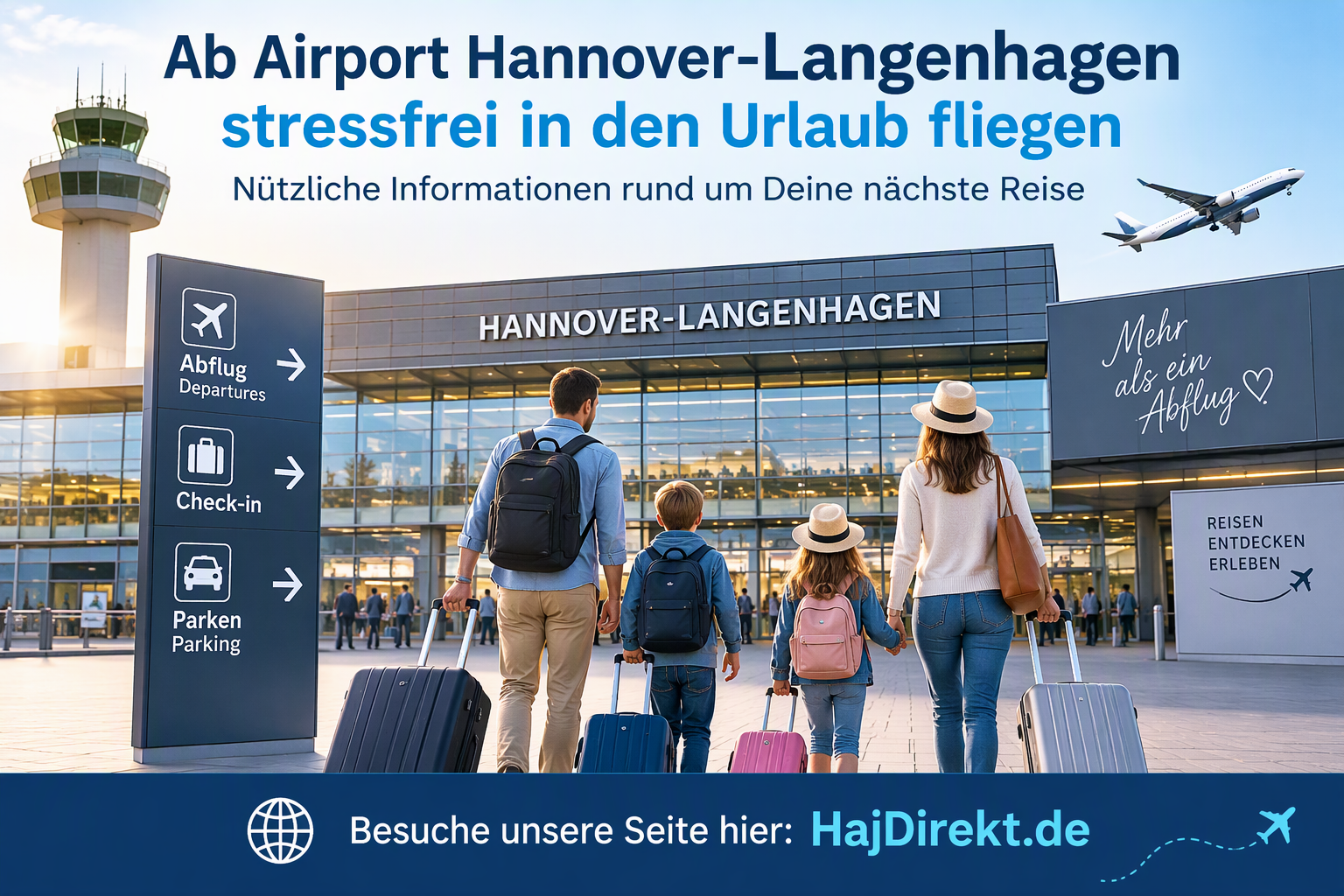 Ab Airport Hannover stressfrei in den Urlaub fliegen