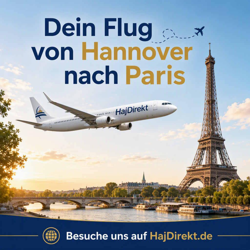 Dein Flug von Hannover nach Paris