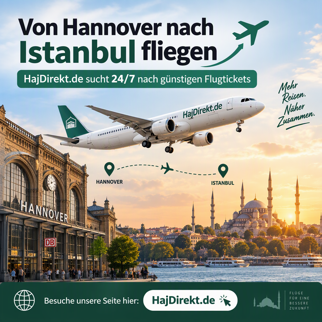 Von Hannover nach Istanbul fliegen