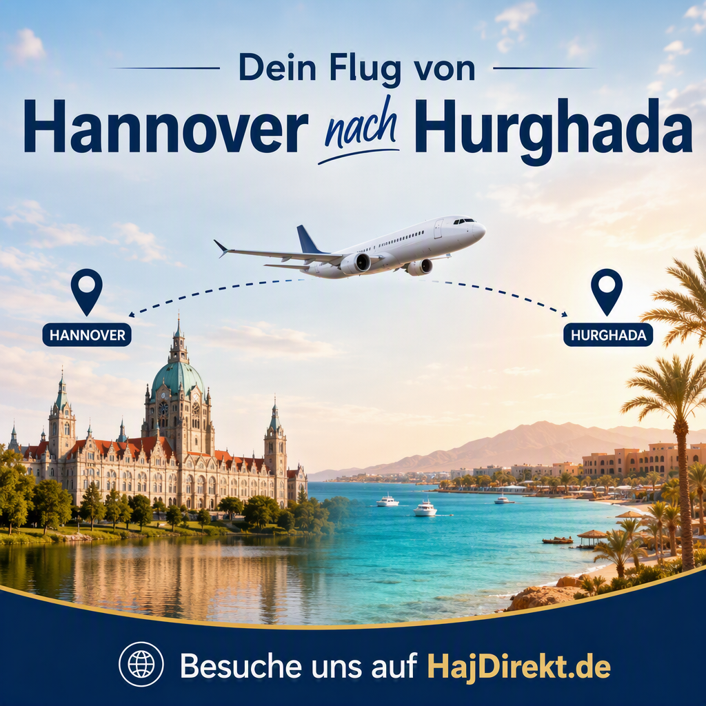 Dein Flug von Hannover nach Hurghada