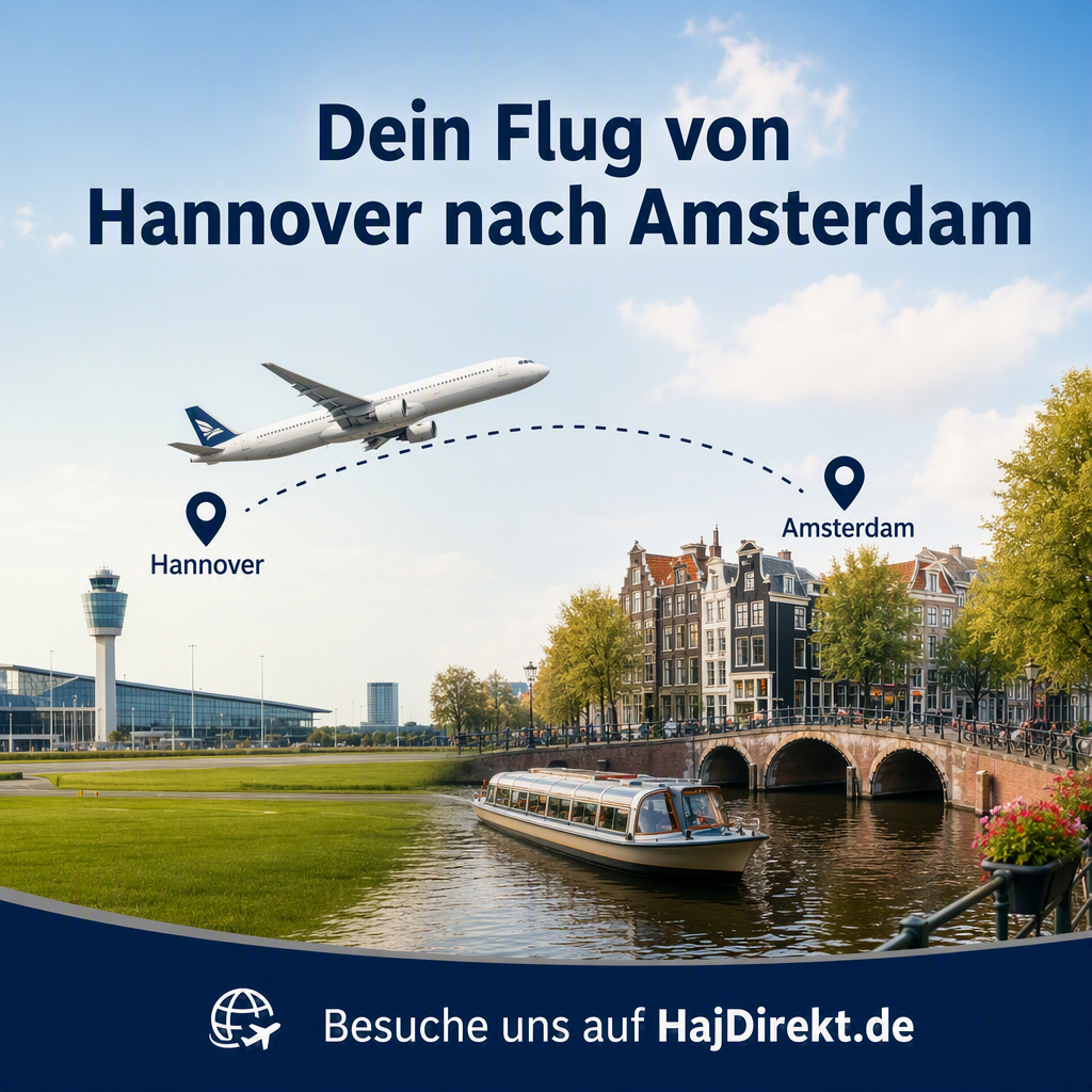 Dein Flug von hannover nach Amsterdam