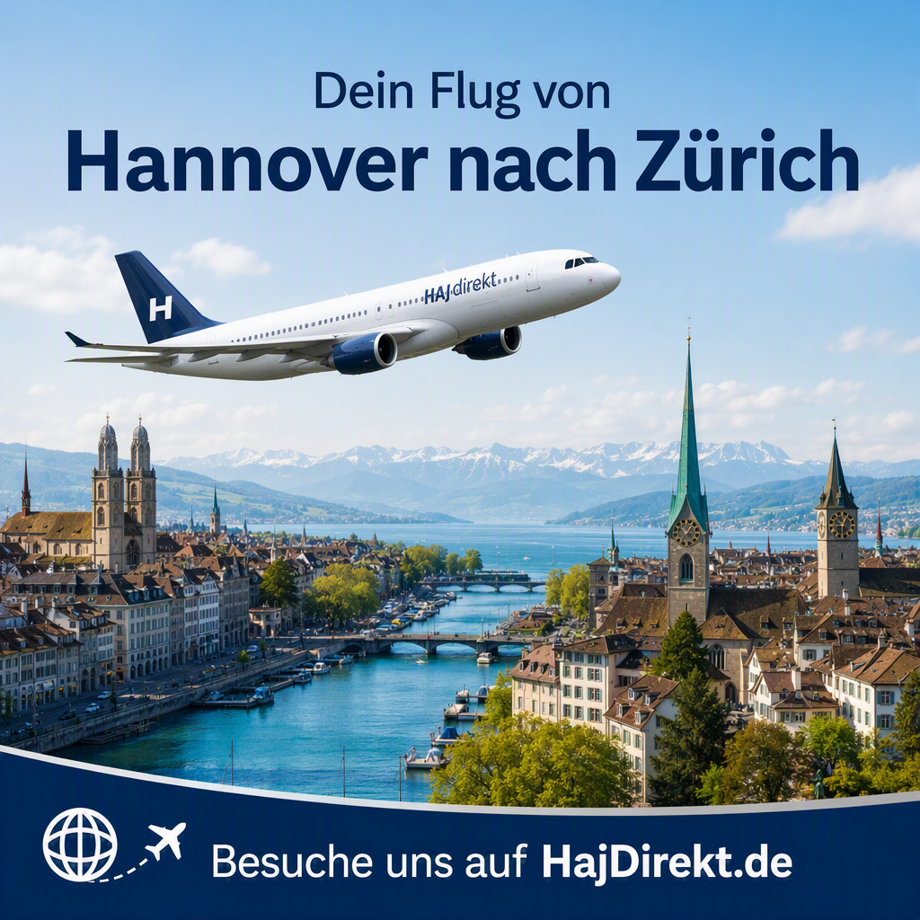 Dein Flug von Hannover nach Zürich